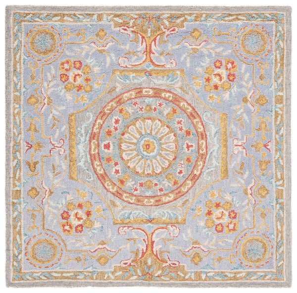 Safavieh Micro-Loop 634 Hand Tufted Wool and Cotton with Latex Contemporary Rug MLP634Y-8