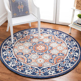 Safavieh Micro-Loop 635 Hand Tufted Wool and Cotton with Latex Contemporary Rug MLP635T-8