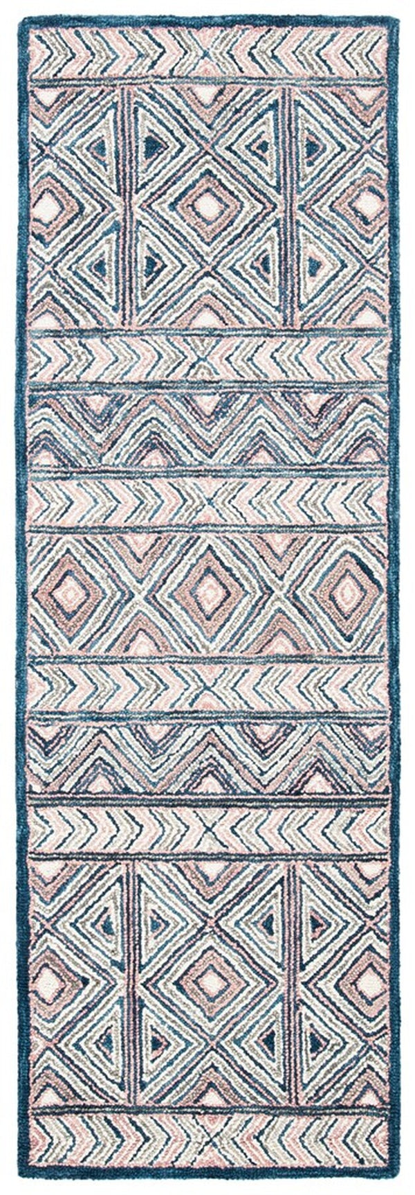 Safavieh Micro-Loop 637 Hand Tufted Wool and Cotton with Latex Contemporary Rug MLP637U-8