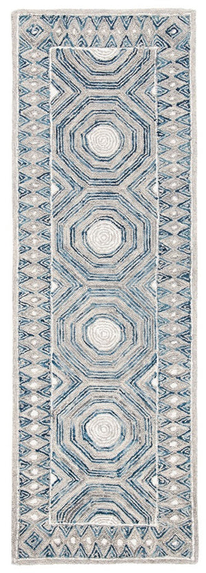 Safavieh Micro-Loop 639 Hand Tufted Wool and Cotton with Latex Contemporary Rug MLP639A-8