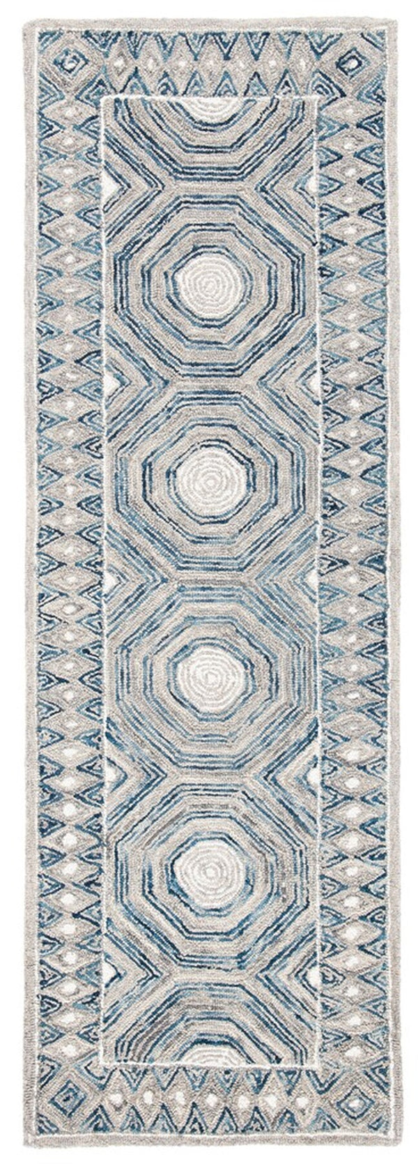 Safavieh Micro-Loop 639 Hand Tufted Wool and Cotton with Latex Contemporary Rug MLP639A-8