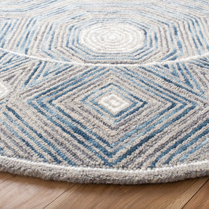 Safavieh Micro-Loop 639 Hand Tufted Wool and Cotton with Latex Contemporary Rug MLP639A-8