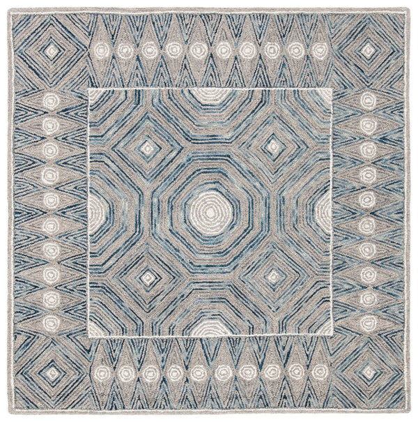 Safavieh Micro-Loop 639 Hand Tufted Wool and Cotton with Latex Contemporary Rug MLP639A-8