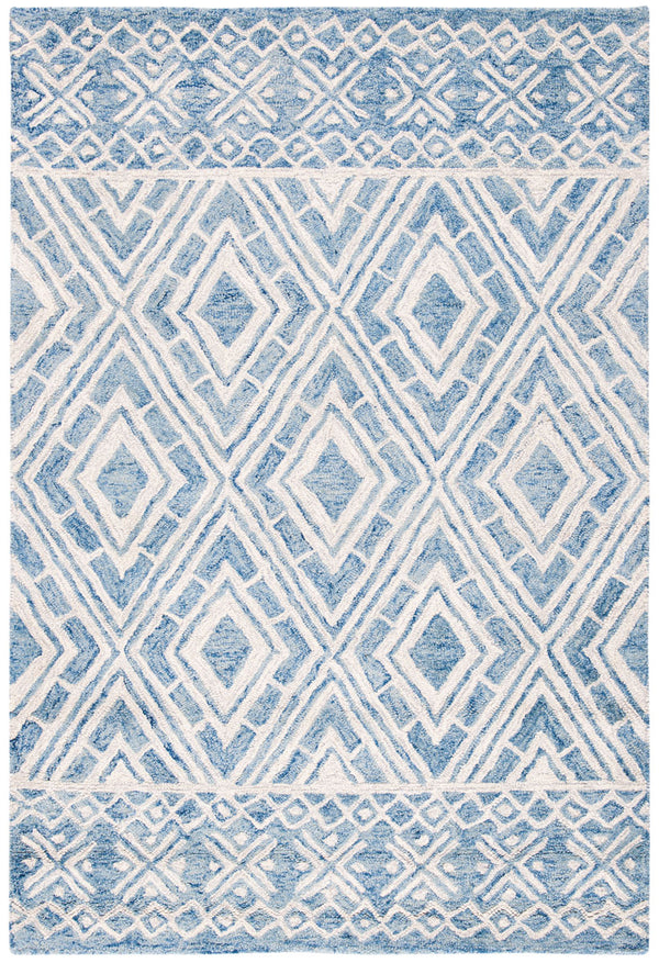 Safavieh Micro-Loop 646 Hand Tufted Wool and Cotton with Latex Contemporary Rug MLP646M-4