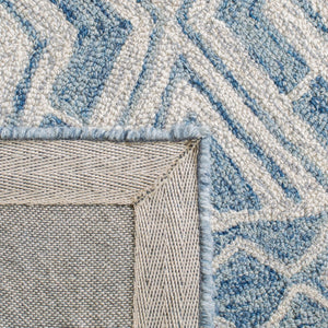 Safavieh Micro-Loop 646 Hand Tufted Wool and Cotton with Latex Contemporary Rug MLP646M-4