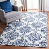 Safavieh Micro-Loop 647 Hand Tufted Wool and Cotton with Latex Contemporary Rug MLP647A-8