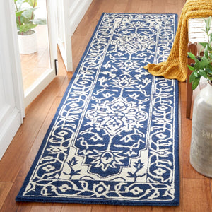 Safavieh Micro-Loop 648 Hand Tufted Wool and Cotton with Latex Contemporary Rug MLP648N-8