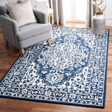 Safavieh Micro-Loop 648 Hand Tufted Wool and Cotton with Latex Contemporary Rug MLP648N-8