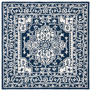 Safavieh Micro-Loop 648 Hand Tufted Wool and Cotton with Latex Contemporary Rug MLP648N-8