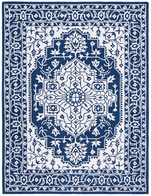 Safavieh Micro-Loop 648 Hand Tufted Wool and Cotton with Latex Contemporary Rug MLP648N-8