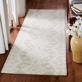 Micro-Loop 952  Hand Tufted 100% Fine Indian Wool Pile Rug Ivory / Beige