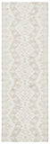 Micro-Loop 952  Hand Tufted 100% Fine Indian Wool Pile Rug Ivory / Beige