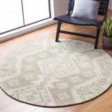 Micro-Loop 952  Hand Tufted 100% Fine Indian Wool Pile Rug Ivory / Beige