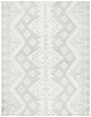 Micro-Loop 952  Hand Tufted 100% Fine Indian Wool Pile Rug Ivory / Beige