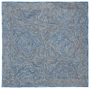 Safavieh Micro-Loop 975 Hand Tufted 80% Wool and 20% Cotton Contemporary Rug MLP975M-8