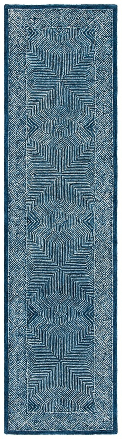 Safavieh Micro-Loop 975 Hand Tufted 80% Wool and 20% Cotton Contemporary Rug MLP975N-8