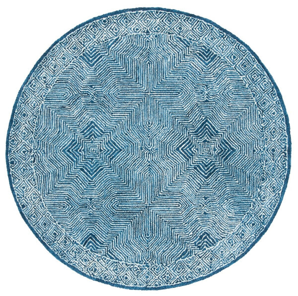 Safavieh Micro-Loop 975 Hand Tufted 80% Wool and 20% Cotton Contemporary Rug MLP975N-8