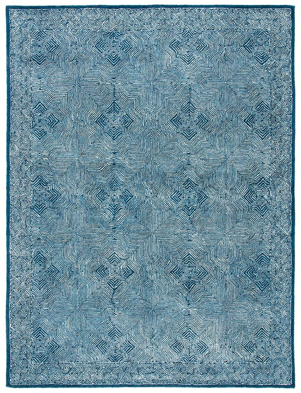 Safavieh Micro-Loop 975 Hand Tufted 80% Wool and 20% Cotton Contemporary Rug MLP975N-8