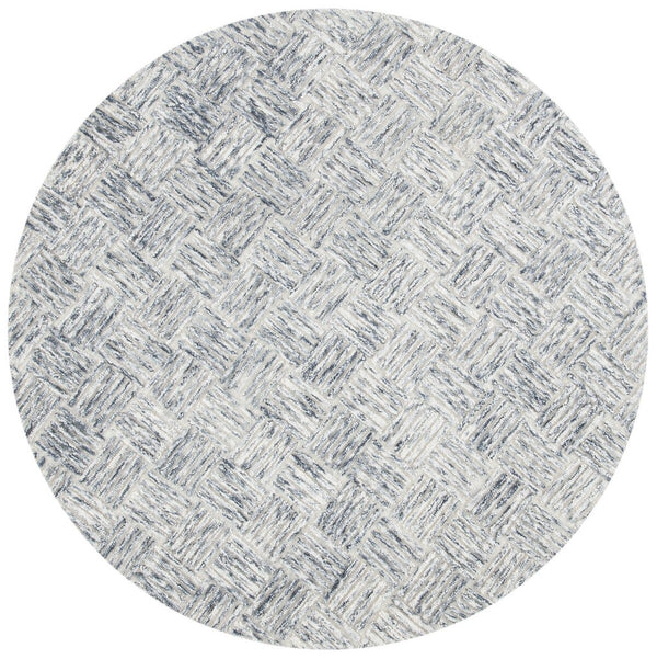 Safavieh Micro-Loop 976 Hand Tufted 80% Wool and 20% Cotton Contemporary Rug MLP976F-8