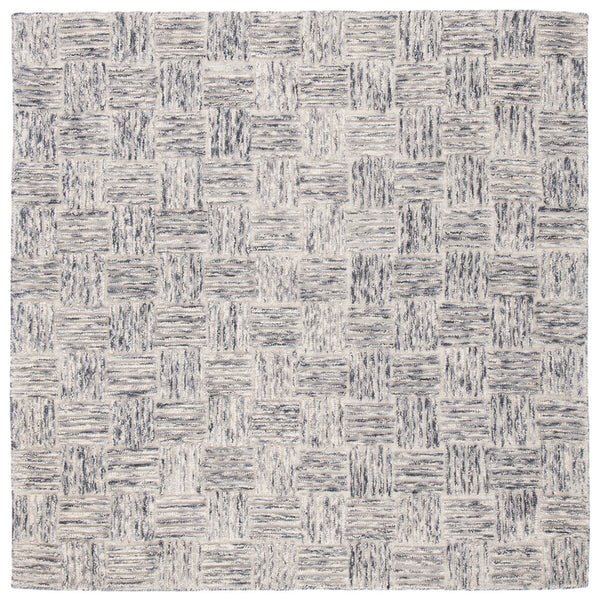 Safavieh Micro-Loop 976 Hand Tufted 80% Wool and 20% Cotton Contemporary Rug MLP976F-8