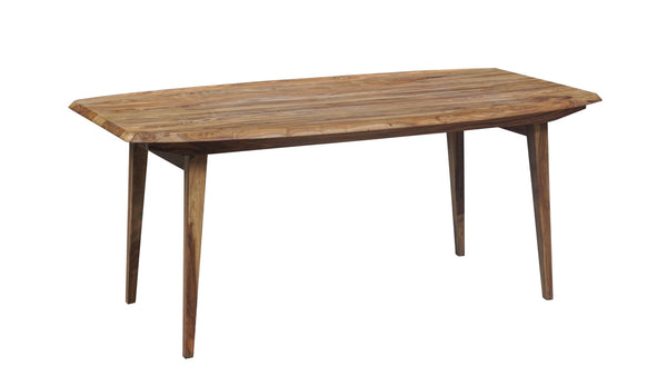 Porter Designs Fusion Solid Sheesham Wood Modern Dining Table Natural 07-117-01-6730