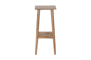 Porter Designs Portola Solid Acacia Wood Transitional End Table Natural 09-108-07-1012
