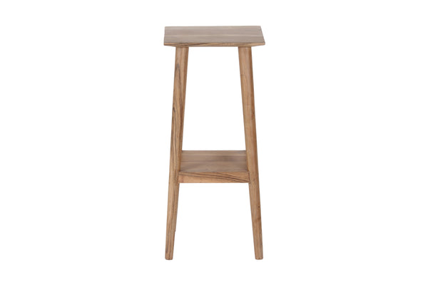 Porter Designs Portola Solid Acacia Wood Transitional End Table Natural 09-108-07-1012