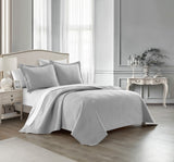 Ridge Grey Queen 3pc Quilt Set