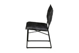 Porter Designs Malin Top Quality Leather Contemporary Dining Chair Gray 07-218-02-3407