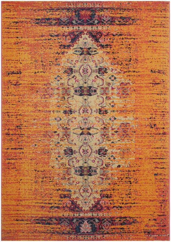 Monaco Power Loomed Rug - Vibrant Bohemian-Chic Design with Classic Textures for Timeless Style