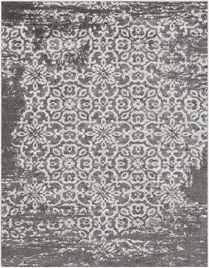 Monte Carlo MNC-2305 Traditional Polypropylene Rug MNC2305-710103 Charcoal, Light Gray, White 100% Polypropylene 7'10" x 10'2"