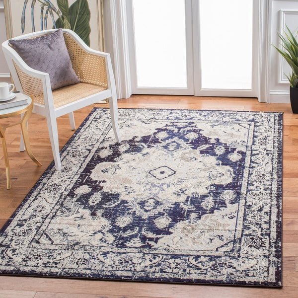 Safavieh Monaco 243 Polypropylene Friese Power Loomed Traditional Rug MNC243C-7R