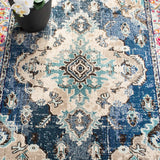 Safavieh Monaco 243 Polypropylene Friese Power Loomed Traditional Rug MNC243N-6SQ