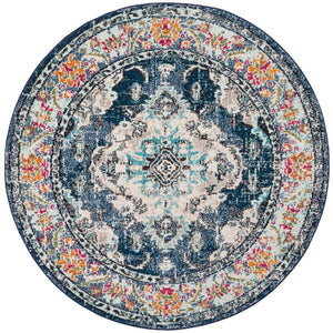 Safavieh Monaco 243 Polypropylene Friese Power Loomed Traditional Rug MNC243N-6SQ