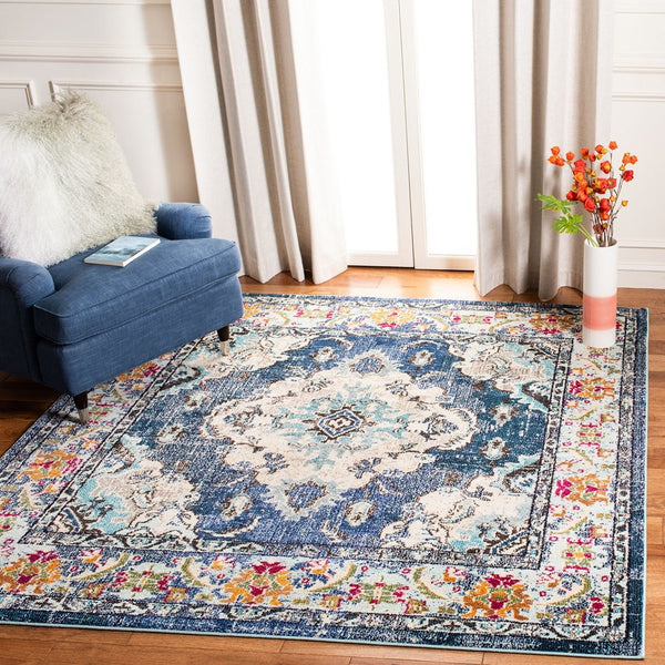 Safavieh Monaco 243 Flat Weave Polypropylene Traditional Rug MNC243N-8SQ