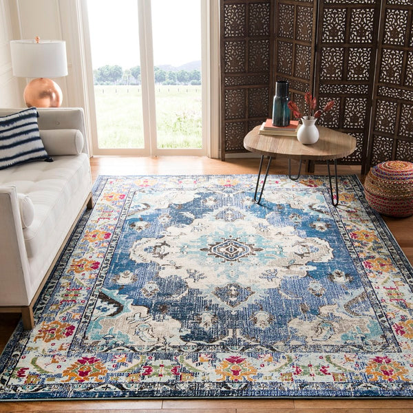 Safavieh Monaco 243 Flat Weave Polypropylene Traditional Rug MNC243N-8SQ