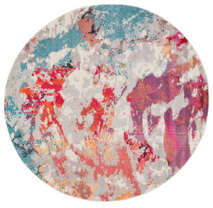 Safavieh Monaco 270 Modern Power Loomed Rug Grey / Multi MNC270F-9