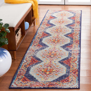 Safavieh Monaco 278 Modern Power Loomed Rug Rust / Multi MNC278P-9