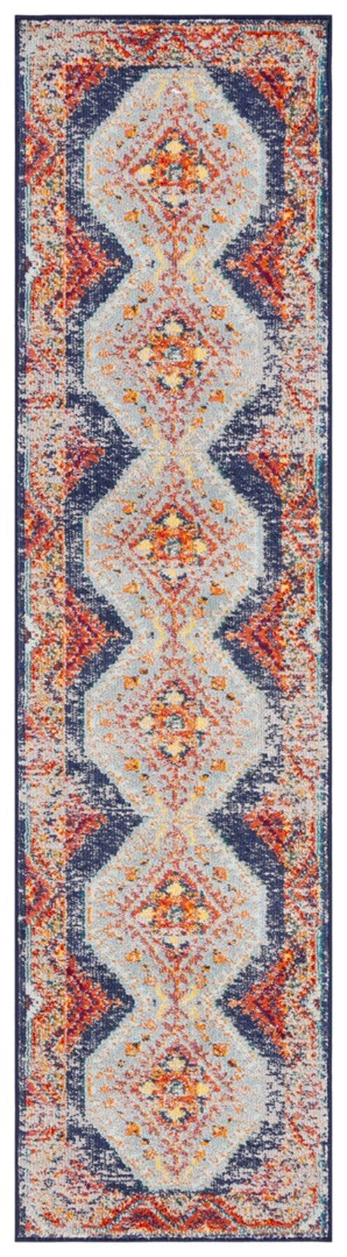 Safavieh Monaco 278 Modern Power Loomed Rug Rust / Multi MNC278P-9