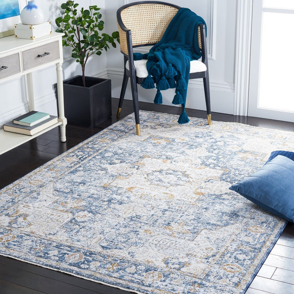 Safavieh Moondust 662 Power Loomed Polyester Pile Transitional Rug MND662A-9