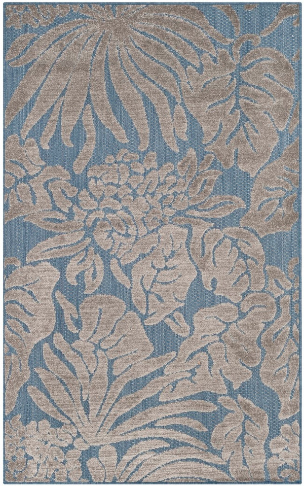 Safavieh Monroe Leaf Outdoor Power Loomed Polypropylene Rug MNR155A-4