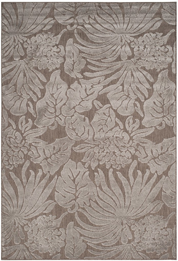 Safavieh Monroe Leaf Outdoor Power Loomed Polypropylene Rug MNR155G-3