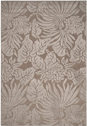 Safavieh Monroe Leaf Outdoor Power Loomed Polypropylene Rug MNR155G-3