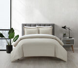 Tyson Beige Twin 2pc Duvet Set