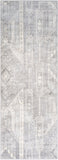 Monaco MOC-2331 Global Polypropylene Rug MOC2331-2773 Medium Gray, Silver Gray, Cream 100% Polypropylene 2'7" x 7'3"