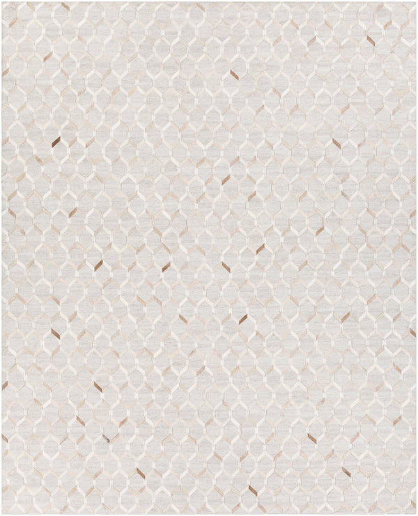 Medora MOD-1005 Modern Hair On Hide, Chenille-Viscose Rug MOD1005-810 Camel, Khaki, Cream, Light Gray 65% Hair On Hide, 35% Chenille-Viscose 8' x 10'