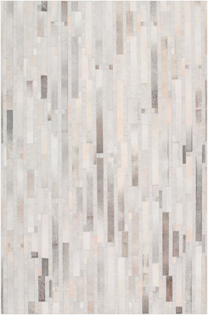 Medora MOD-1016 Modern Hair On Hide, Chenille-Viscose Rug MOD1016-913 Camel, Light Gray, Cream, Dark Brown 65% Hair On Hide, 35% Chenille-Viscose 9' x 13'