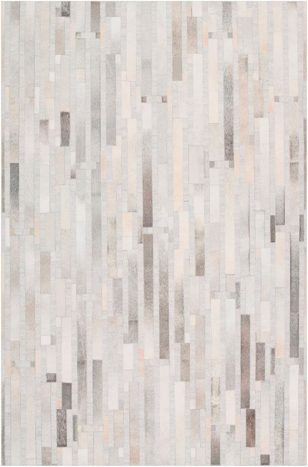 Medora MOD-1016 Modern Hair On Hide, Chenille-Viscose Rug MOD1016-913 Camel, Light Gray, Cream, Dark Brown 65% Hair On Hide, 35% Chenille-Viscose 9' x 13'