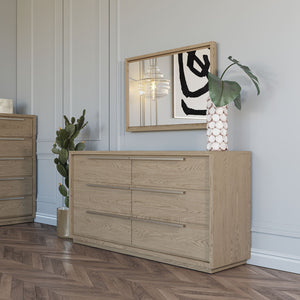 VIG Furniture Modrest Samson - Contemporary Grey and Silver Dresser VGLBHAMI-DR160-01