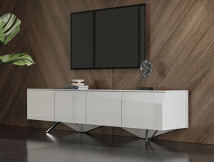 VIG Furniture Modrest Columbia - Modern White TV Stand VGVCTV117-WHT